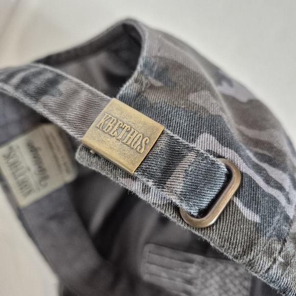 KBETHOS Vintage Distressed American Flag Camo Adjustable Ball Cap - OS/Unisex - Picture 4 of 9